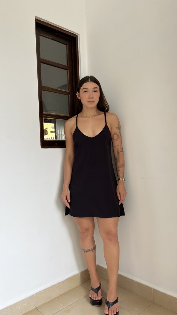 Vestido Mavie Curto Preto